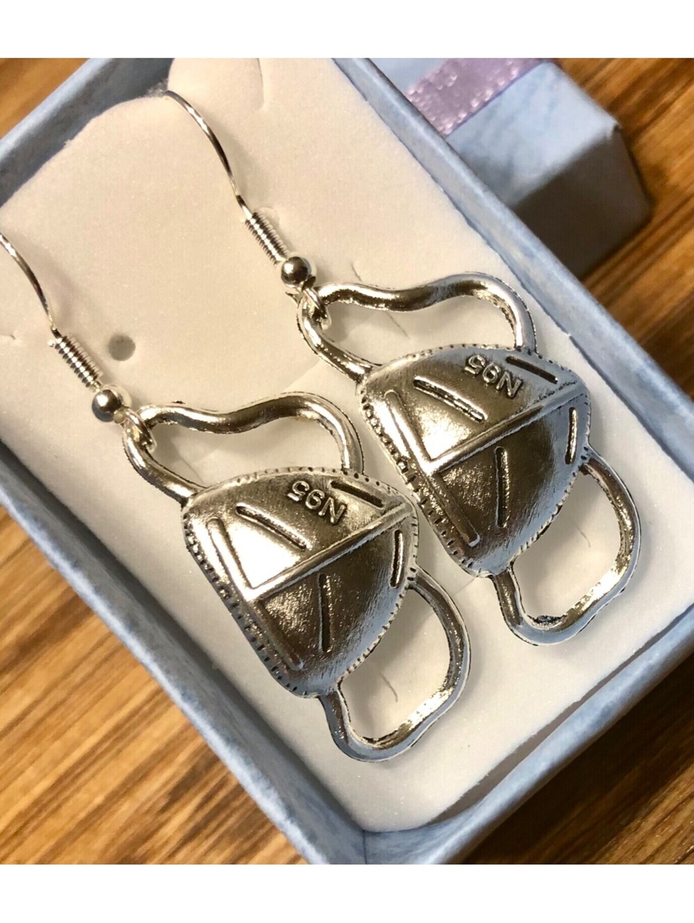 Brand New Adorable Keepsake Mask Dangle Earrings